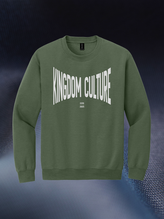 KINGDOM CULTURE CREWNECK || GREEN
